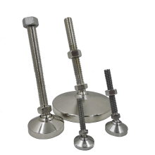 Customized Carbon Steel Stainless Steel 304 Swivel Leveling Feet with Laser Engrave Universal Adjustable Leveling Feet